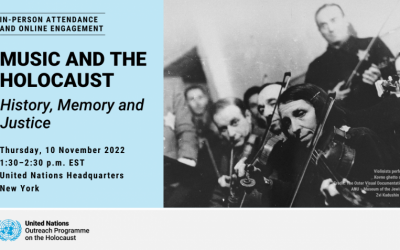 Music and the Holocaust: History Memory and Justice
